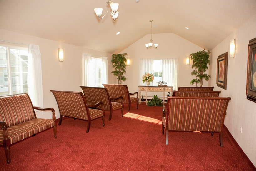 The chapel at Meadowlark Estates