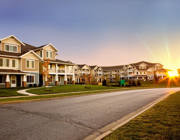 Exterior view of Meadowlark Estates Gracious Retirement Living