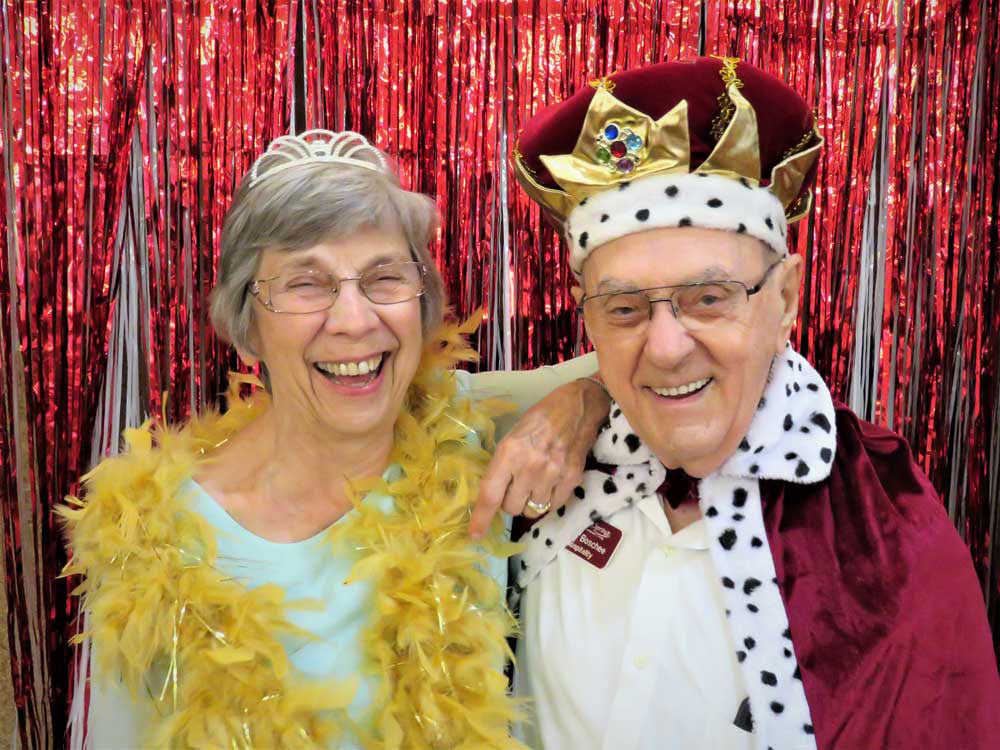 Residents enjoying activities and events at Meadowlark Estates