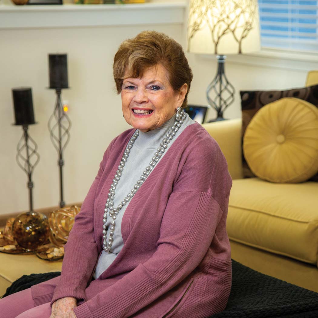 Residents enjoying time together at Meadowlark Estates