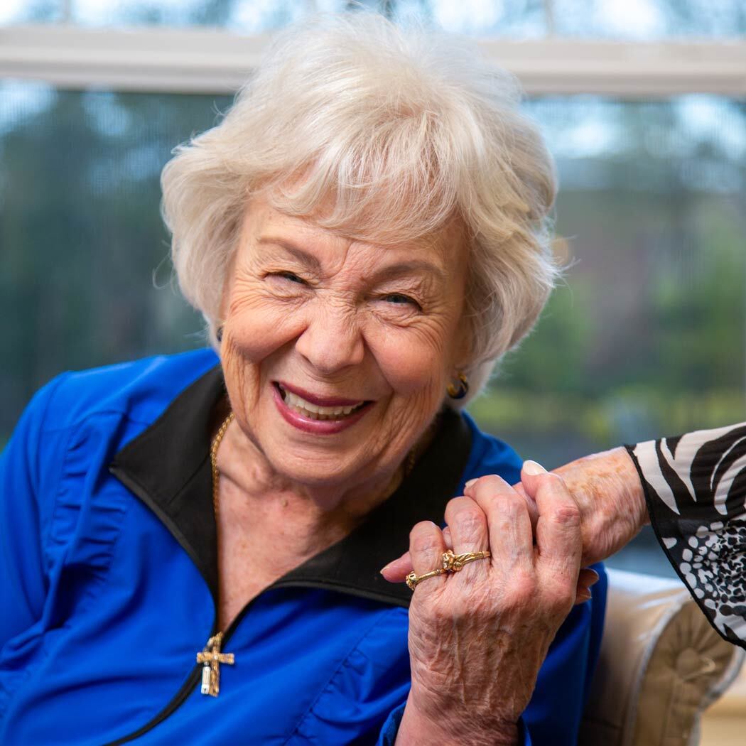 Residents enjoying time together at Meadowlark Estates