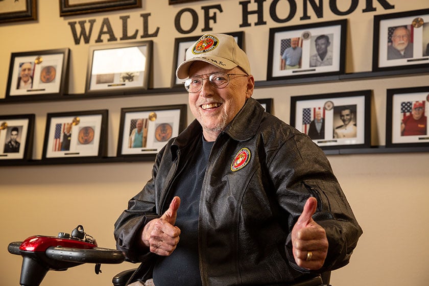 The Wall of Honor at Meadowlark Estates